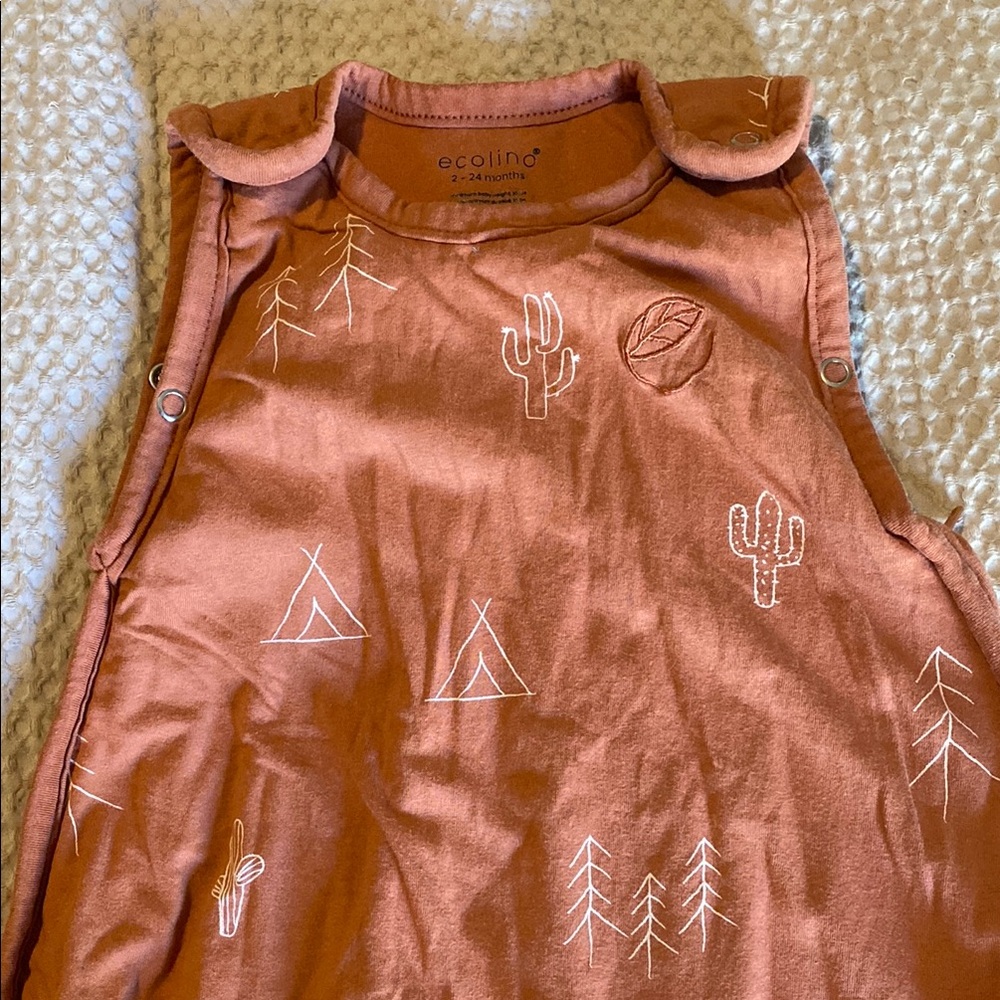Ecolino Rust Baby Sleep Sack